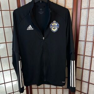Adidas Black Performance Jacket for Men Charlotte independence Collab